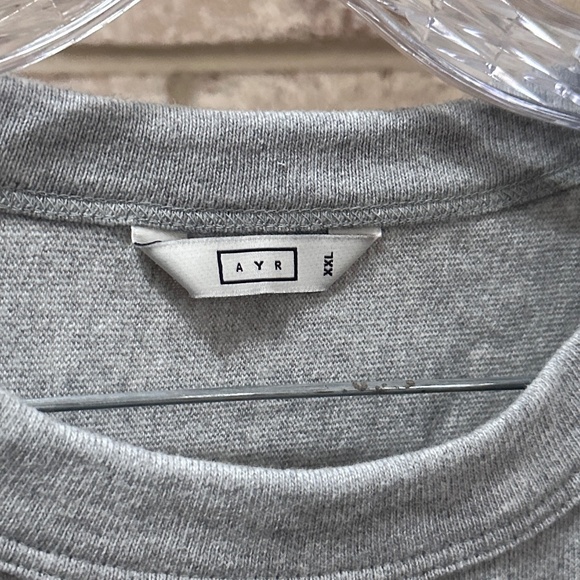 AYR Heather Gray Long Sleeve Shirt - Picture 2 of 3